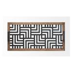 Mercana Fantuz Wood and Glass Serving Tray - Thumbnail 3 of 5