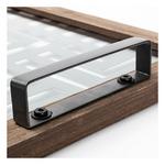 Mercana Fantuz Wood and Glass Serving Tray - Thumbnail 4 of 5