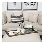 Mercana Fantuz Wood and Glass Serving Tray - Thumbnail 5 of 5