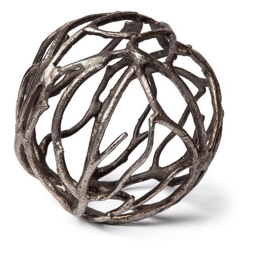 Mercana Sphaira Noir II Tree Branch Orb Large - Primary Image