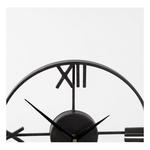 Mercana Oris Black Metal and Wood Open Frame Table Clock - Thumbnail 5 of 7
