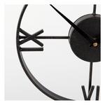 Mercana Oris Black Metal and Wood Open Frame Table Clock - Thumbnail 6 of 7