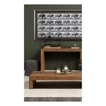 Mercana Oris Black Metal and Wood Open Frame Table Clock - Thumbnail 7 of 7