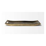 Mercana Drey Gold Rectangular Tray - Thumbnail 2 of 7