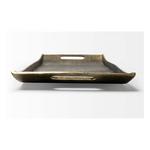 Mercana Drey Gold Rectangular Tray - Thumbnail 3 of 7