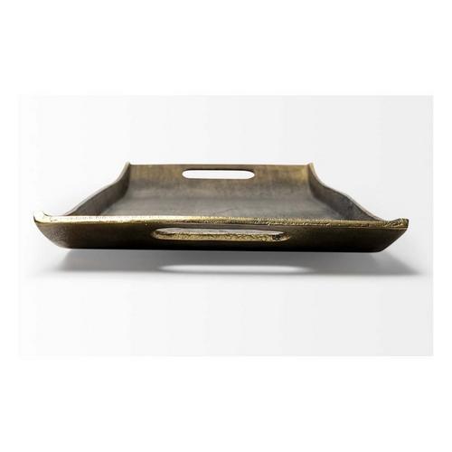 Mercana Drey Gold Rectangular Tray - Primary Image