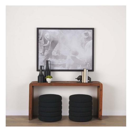Mercana Aubrey Black Iron Flower Vase - Primary Image