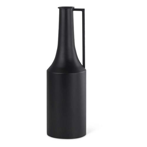 Mercana Aubrey Black Iron Flower Vase - Primary Image