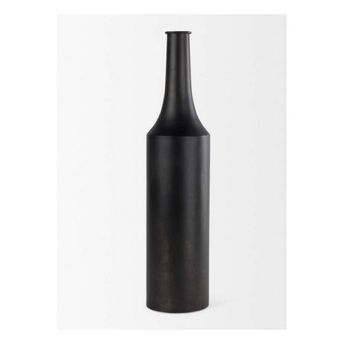 Mercana Aubrey Black Iron Flower Vase - Primary Image