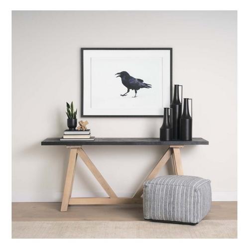 Mercana Aubrey Black Iron Flower Vase - Primary Image