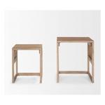 Mercana GrierLight Brown Solid Wood w/ Cane Nesting Accent Tables (Set of 2) - Thumbnail 6 of 8