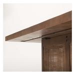 Mercana Grier Square Brown Solid Wood w/ Cane Coffee Table - Thumbnail 5 of 7