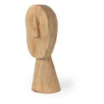 Mercana Ivan Wooden Head Sculpture - Thumbnail 1 of 6