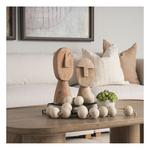 Mercana Ivan Wooden Head Sculpture - Thumbnail 6 of 6