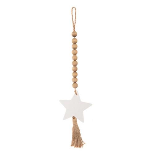 Midwest-CBK Star Ornament with Beaded Hanger (Color May Vary) - Primary Image