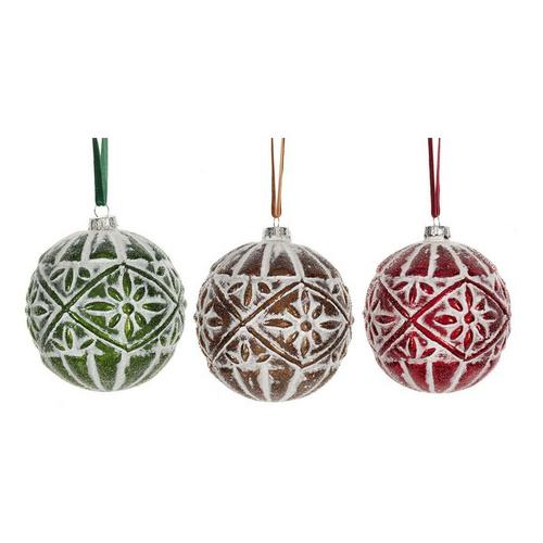 Midwest-CBK Patterned Ball Ornament (Colors May Vary) - Primary Image
