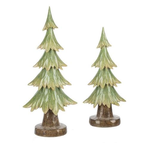 Midwest-CBK Carved Green Tree (Sold Individually) - Primary Image