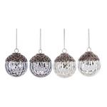 Midwest-CBK Mini Faceted Kugel Ball Ornaments (Styles May Vary) - Thumbnail 1 of 6