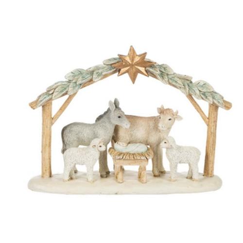 Midwest-CBK Animals at Manger Scene Figurine - Primary Image