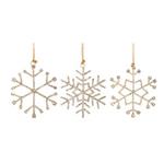 Midwest-CBK Gold Jeweled Snowflake Ornament (Styles May Vary) - Thumbnail 1 of 2