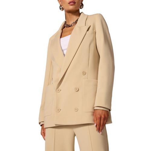 Women's MPG Sport Double Breasted Scuba Blazer - Primary Image