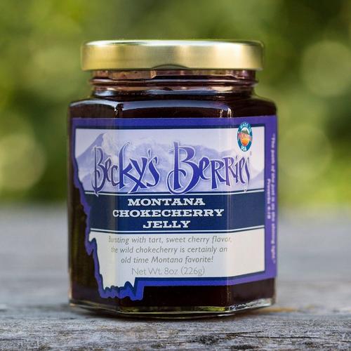 Becky's Berries Montana Wild Chokecherry Jelly 8 oz - Primary Image