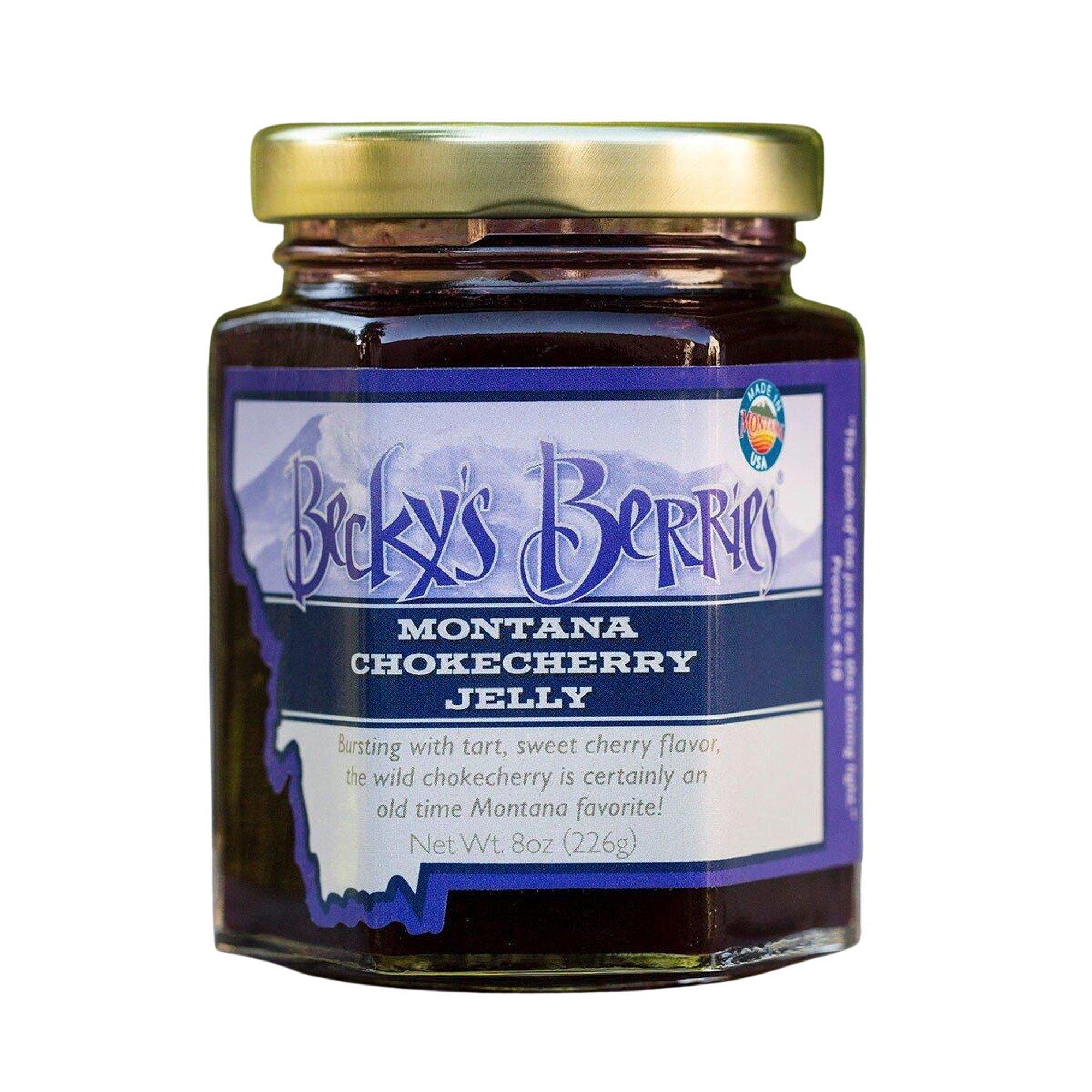 Becky's Berries Montana Wild Chokecherry Jelly 8 oz - Becky's Berries
