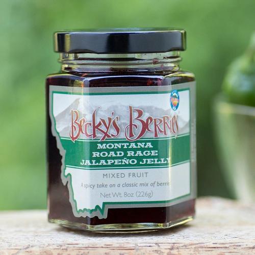 Becky's Berries Montana Road Rage Jalapeno Pepper Jelly 8 oz - Primary Image