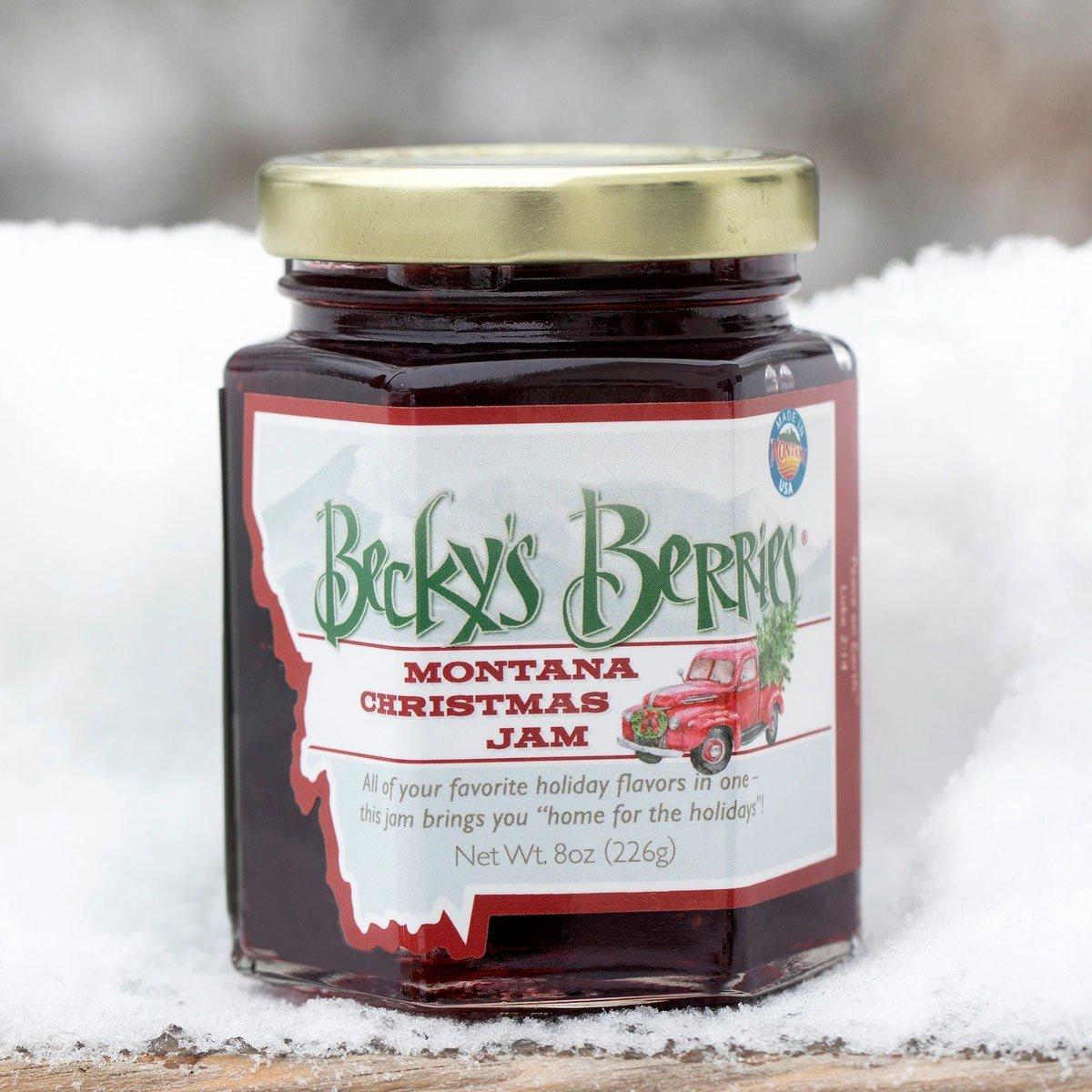 Becky's Berries Montana Christmas Jam 8 oz - Becky's Berries