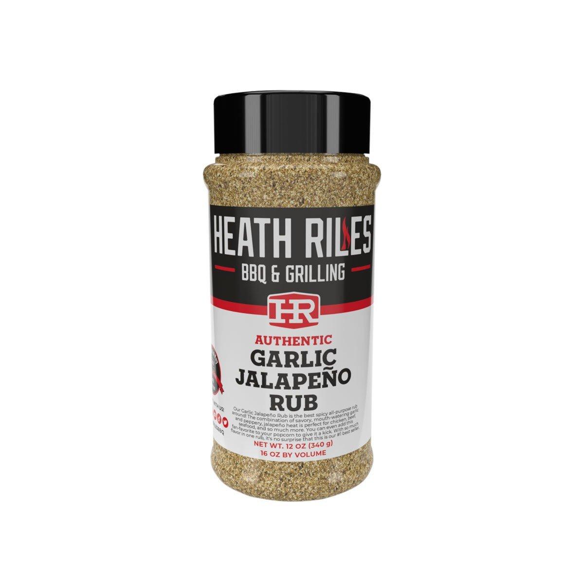 Heath Riles Garlic Jalapeno Dry Rub - Heath Riles BBQ