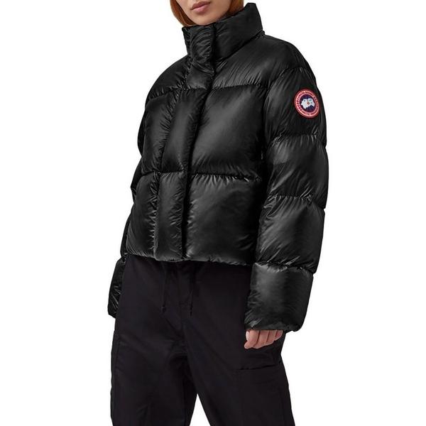 Women's Canada Goose Cypress Puffer Jacket Large Black