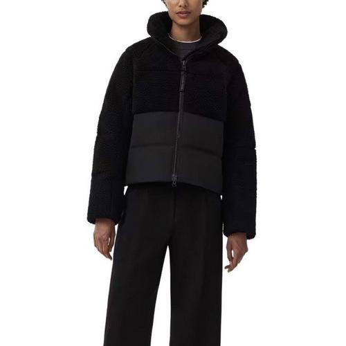 Women's Canada Goose Elora Label Fleece Jacket Puffer Jacket - Primary Image