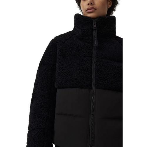 Women's Canada Goose Elora Label Fleece Jacket Puffer Jacket - Primary Image