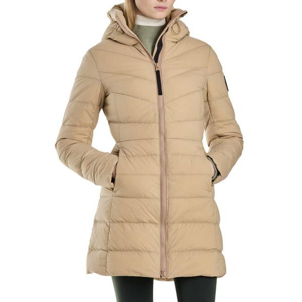 Women's Canada Goose Clair Black Label Parka Medium Desert Sand