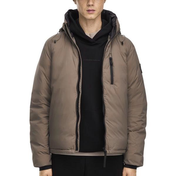 Men's Canada Goose Lodge Black Label Puffer Jacket XLarge Taupe Grey