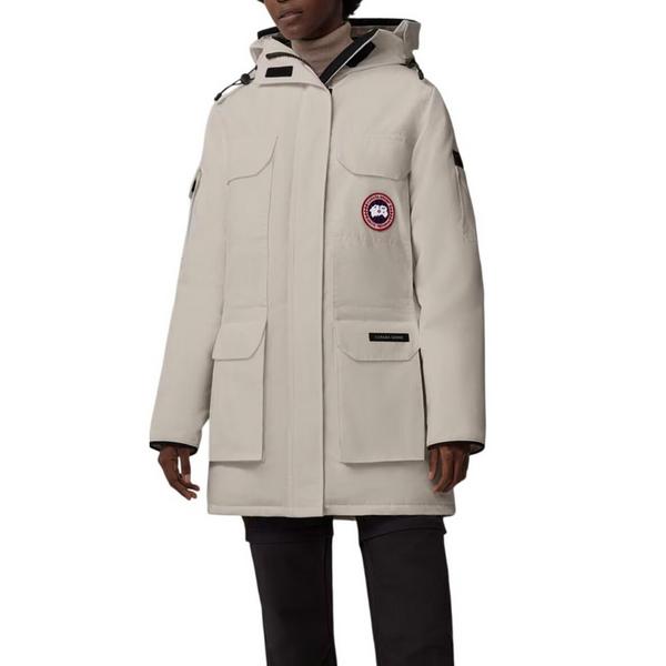 Women's Canada Goose Expedition Parka Medium Limestone