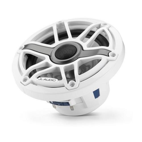 JL Audio 6.5" M6 Marine Coaxial Speakers, Sport Grille Gloss White - Primary Image