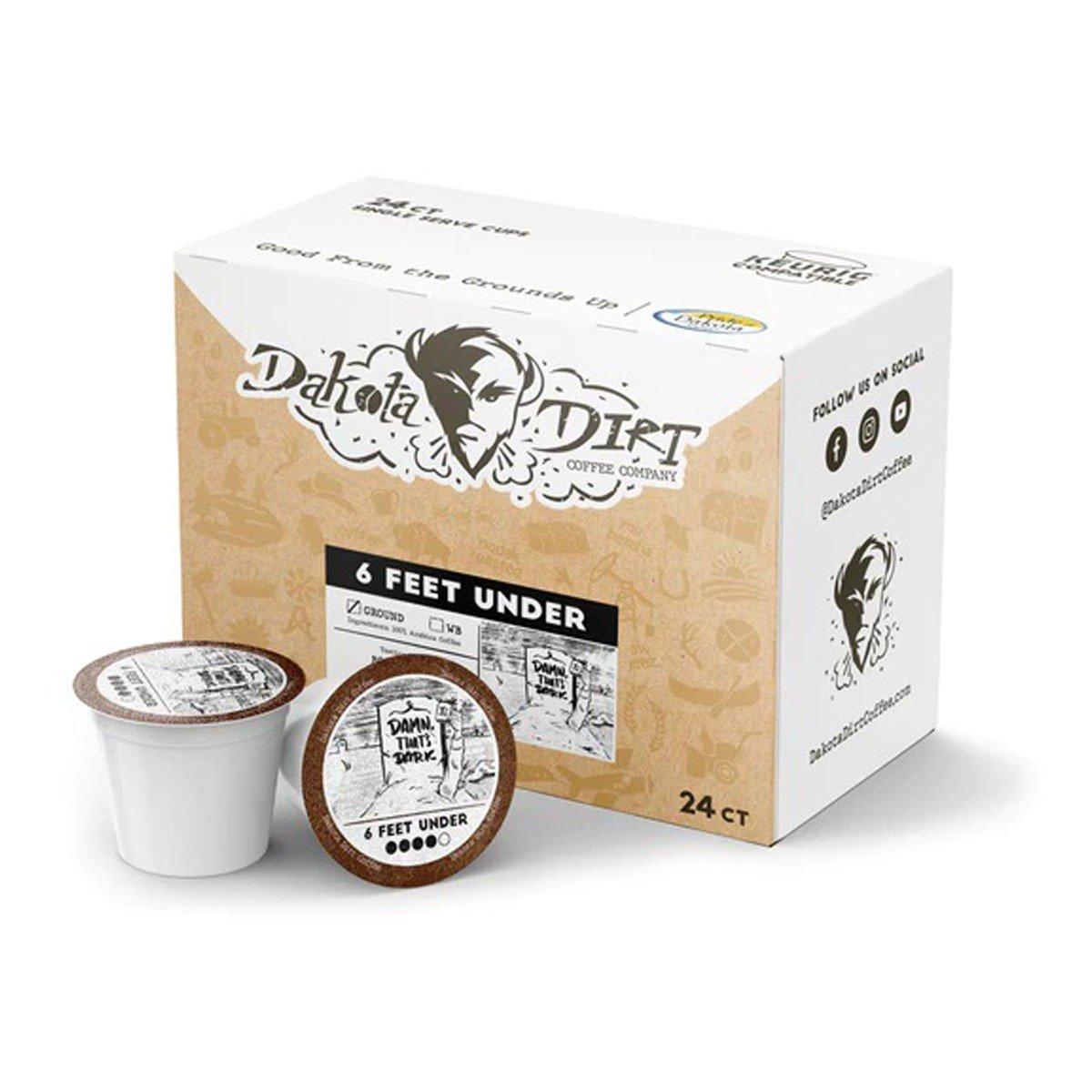 Dakota Dirt Coffee 6 Feet Under K-Cups Coffee - Dakota Dirt Coffee