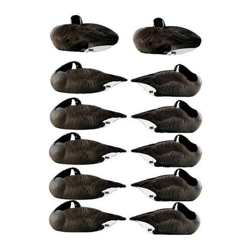 GHG Pro Grade Silhouette Canada Goose Sleeper Decoys with Flocked Heads 12 Pack - Primary Image