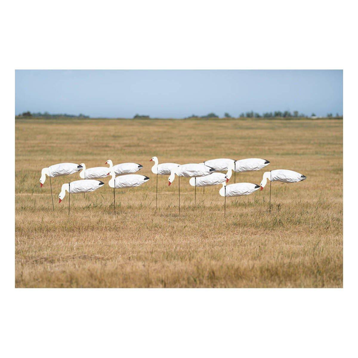 Greenhead Gear Pro-Grade Snow Goose Sock Decoys with Heads 12 ct.