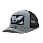 Men's Ariat R112 USA Flag Logo Snapback Hat - Thumbnail 1 of 2