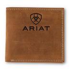 Ariat Men's Tan Double Stitch Oversize Bifold Bifold Wallet - Thumbnail 1 of 2
