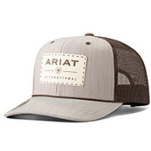 Men's Ariat Suede Patch Trucker Snapback Hat