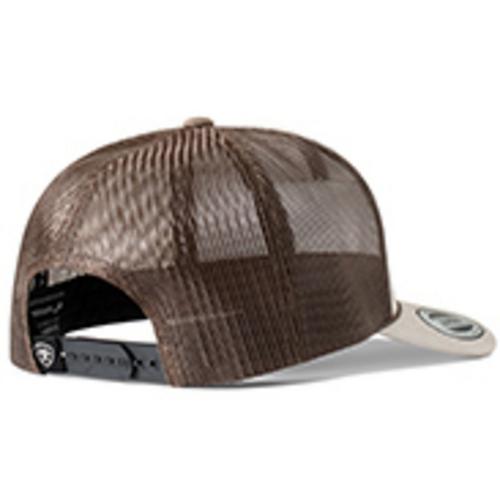 Men's Ariat Suede Patch Trucker Snapback Hat