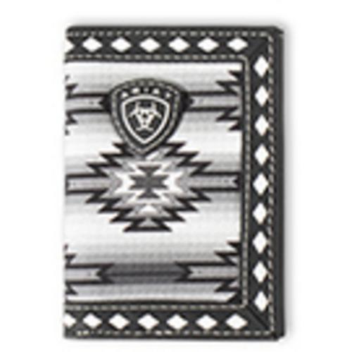 Ariat Southwestern Diamond Lacing Trifold Wallet - Primary Image