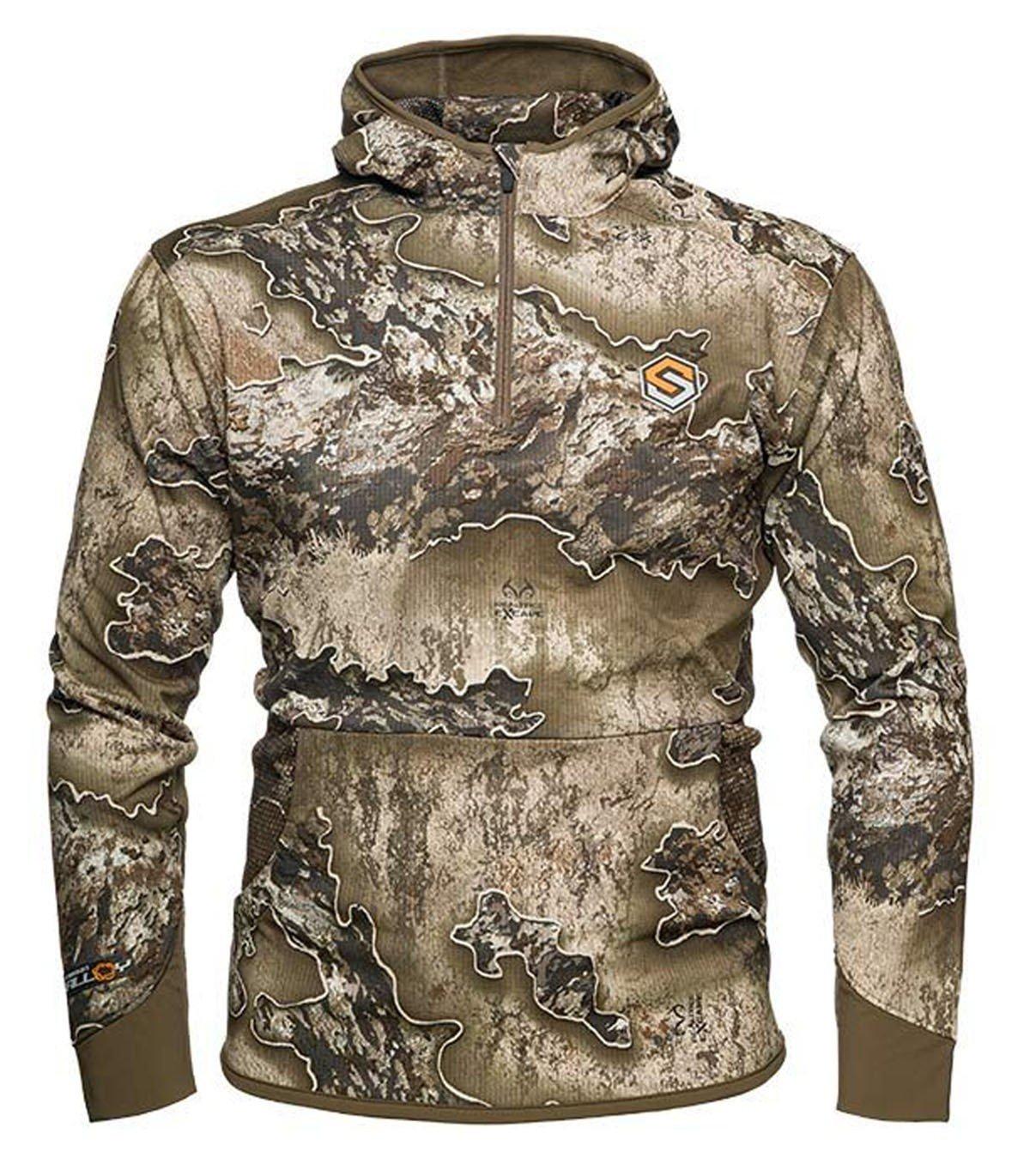 Men's ScentLok Savanna Aero Raid Technical 1/4 Zip Pullover - ScentLok