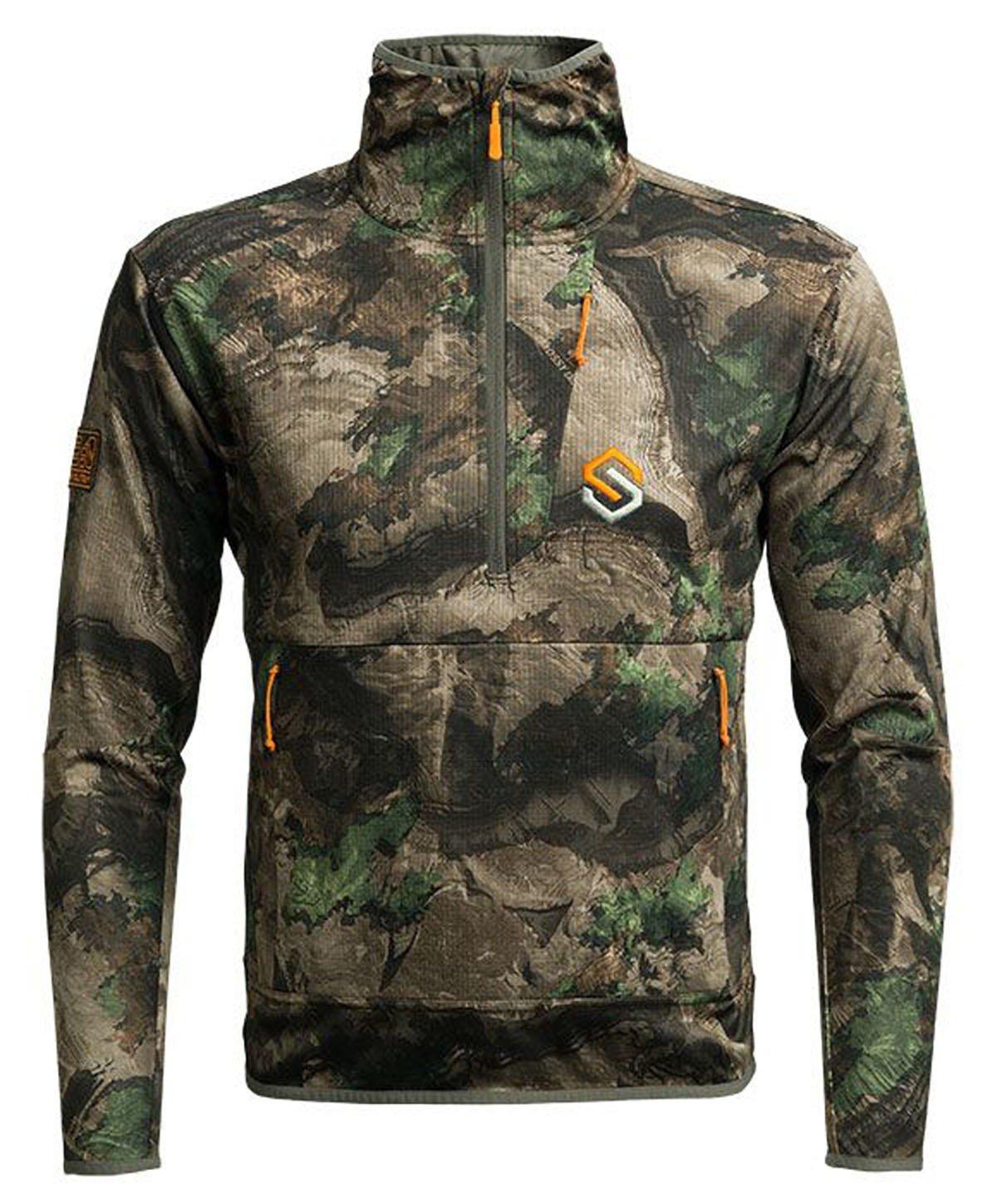 Men's ScentLok BE:1 PHANTOM Long Sleeve 1/4 Zip - ScentLok