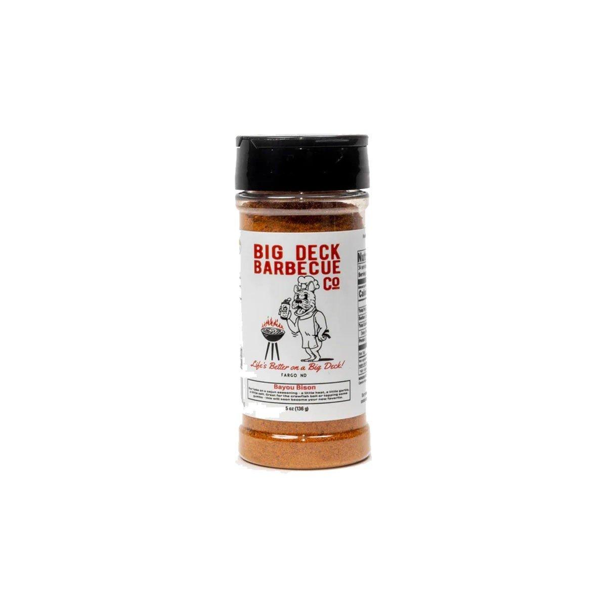 BIG DECK BBQ Bayou Bison Seasoning 5 oz - BIG DECK BBQ