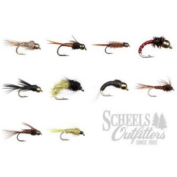 SCHEELS OUTFITTERS Assorted Classic Nymphs Fly Variety Pack