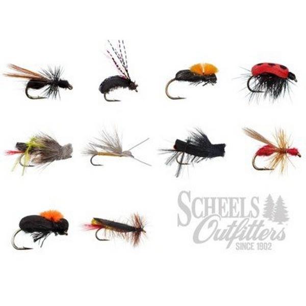 SCHEELS OUTFITTERS Assorted Classic Terrestrial Fly Variety Pack